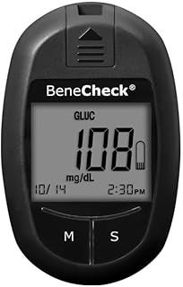 MillerMed Home Total Cholesterol Monitoring Kit with Strips, Case. Simple Home Test, Accurate