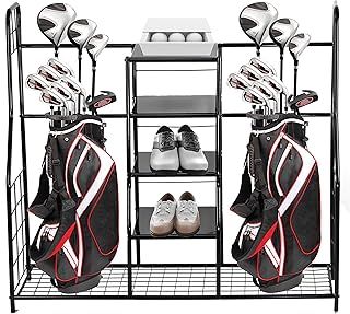 Golf Bag Sports Dual Golf Storage Organizer golf organizer rack by Home-it