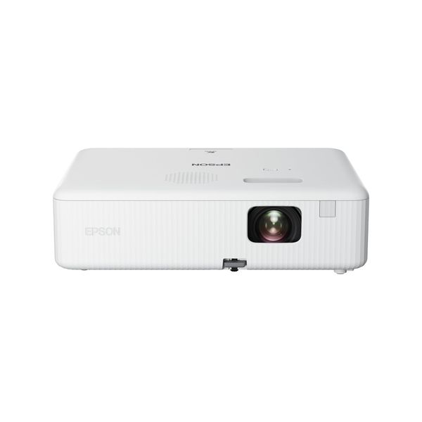 Epson CO-W01 | WXGA Affordable Projector | 3LCD | 3,000 ANSI Lumens | 378" Display | Easy Setup | Keystone Correction | HDMI | Home and Office Use | White