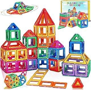 Magnetic Building Blocks,Magnetic Tiles Toys for 3 4 5 6 Years Old Kids Boys Girls Toddler,Educational Construction Toys/Learning Resources Games for Toddlers Age 7 8 9 10 Birthday