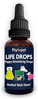 PhytoPet Life Drops | Natural Herbal Stimulant for Newborn & Elderly Pets | Ideal for Puppies, Kittens, Birds, Foals | 10ml