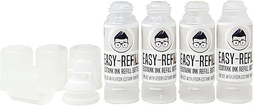 Easy Refill Bottle Compatible with Epson Ecotank Printers (Empty)
