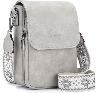 MUIIKOLA Small Phone Shoulder Bag，PU Leather Women's Cross body Bags Handbag with Card Slots, with Adjustable Wide Strap，Versatile Crossbody Bags for Women with Multiple Pockets