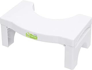 Toilet Stool, White, 7" Folding
