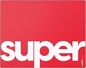 Pulsar Superglide Glass Gaming Mouse Pad v2 ALUMINO-Silicate Glass Surface Anti-Slip Fully Molded high-Density Silicone Rubber 16.5in x 13in (L, Red)