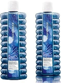 Senses Bubble Bath, Good Night Sweetheart 2 x 500ml, Luxury Bubble Bath for Women, Infused with The Scent of Bergamot and Vanilla, Enjoy a Relaxing Bath Soak