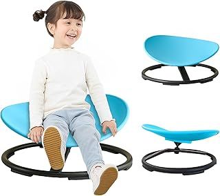 BMDHA Autism Kids Swivel Chair - Sensory Spinning Chair for Sit and Spin Training, Body Coordination, Metal Base, Non-Slip