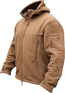 TACVASEN Windproof Men's Military Fleece Combat Jacket Tactical Hoodies
