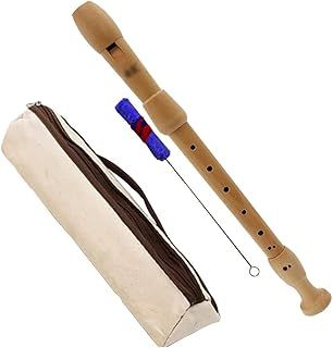 Music Recorder Instrument,Beginner Adult German/Baroque Alto Recorder, 8-hole Wooden Professional Playing Flute Instrument, Storage Bag + Cleaning Stick + Lanyard