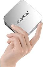 ACEMAGICIAN Vista V1 Smallest Mini PC Windows 11 Pro, Ιntel Alder Lake N97(Beat N95/N100,up to 3.60GHz), 16GB DDR4 512GB SSD Mini Office Desktop PC, Support 4K@60Hz Display/5G WiFi/Bluetooth/USB3.2