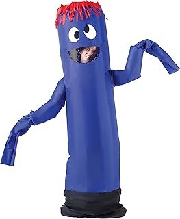Spooktacular Creations Inflatable Costume Tube Dancer Wacky Waiving Arm Flailing Halloween Costume Adult Size (Red)