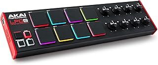 AKAI Professional LPD8 - USB MIDI Controller with 8 Responsive MPC Drum Pads for Mac and PC, 8 Assignable Knobs and Music Production Software