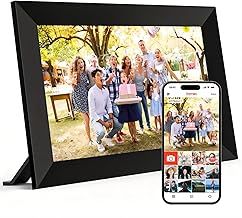 10.1 inch Smart Cloud WIFI Digital Picture Frame 1280x800 Full IPS Touchscreen With Free Frameo APP, Easy Share Photos or Videos, Sleep Mode, 16GB Storage