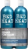 Bed Head by TIGI | Recovery Shampoo and Conditioner Set | Professional Moisturising Hair Repair Treatment | Ideal For Dry And Damaged Hair | 750 ml ( Pack of 2)