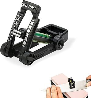 194H Whetstone Knife Blade Sharpener Sharpening Stone Angle Guide, Chisel/Plane Iron Blade Sharpening Guide, Knife Edge Angle Finder, Knife Sharpening Trainer (Angle from 15° to 45°)