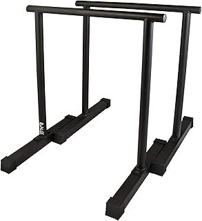 RAMASS Fitness Dip Bars, Tall Parallettes, Dip Station for Strength Training, Calisthenics, Home Gym