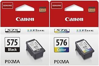 Canon PG-575 Black & CL-576 Colour Ink Cartridges