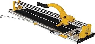 QEP 10630 24-Inch Manual Cutter with Tungsten Carbide Scoring Wheel for Porcelain and Ceramic Tiles, Yellow