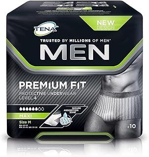 TENA for Men Premium Fit Level 4 - S/M Pack of 10