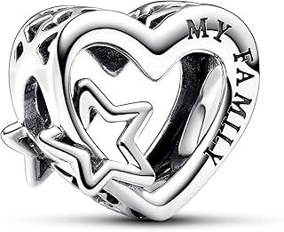 Pandora Moments Hearts sterling silver charms