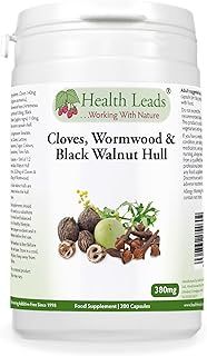 Cloves, Wormwood & Green Black Walnut Hull 380mg x 200 Capsules