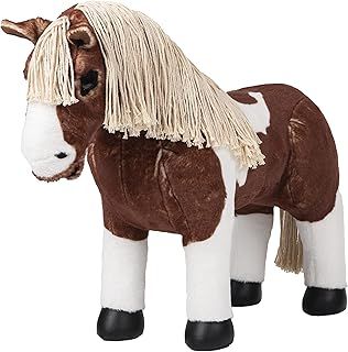LeMieux Toy Pony Flash for Kids - Skewbald - Soft Coat - Flexible - Suitable for Ages 3 Years +
