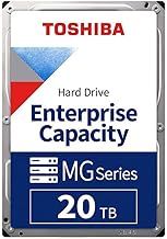 Toshiba 20TB Enterprise Internal Hard Drive – MG Series 3.5" SATA HDD for Server, Storage, 24/7 Operation, Hyperscale, Cloud (MG10ACA20TE)