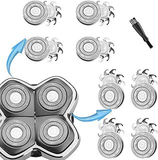 MAWAER 8 PCS Head Shaver replacement Blades for SKULL SHAVER Pitbull Carver PRO 4 Head Electric Razor Replacement head