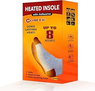 Foot Warmers Feet Toe Warmer Heated Insoles Disposable, Warm Feet Heat Up to 8 Hours Adhesive Instant Heat Air Activated Foot Toe Warmers