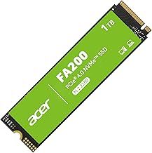 acer FA200 M.2 2280 SSD 1TB: PCIe 4.0 NVMe Gen4x4 with HMB & SLC, Up to 7200 MB/s Read Speed, Internal Solid State Drive for Laptop, Desktop PC & PS5 Compatible