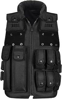 HUNTVP Tactical Airsoft Molle Combat Vest for Men Women CS Training Camping Hiking Outdoors