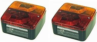 leisure MART 2 x Rear trailer lights lamps four function (pair) suitable for trailer lighting boards Pt no. LMX1717