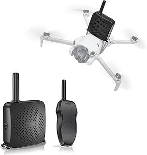 Drone Mini Megaphone-Time Mini Speaker Real Portable Interference-Free Long Distance Microphone for DJI Air 3S/Mini4 pro/DJI Mini3 pro/Mini4k/Drone Accessories