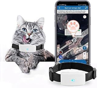 Dog Tracker, Cat Tracker GPS with Collar Real Time Tracking Waterproof Activity Monitor Multiple Smart Alerts GPS Pet Tracker for Dogs & Cats, Free APP, Unlimited Range