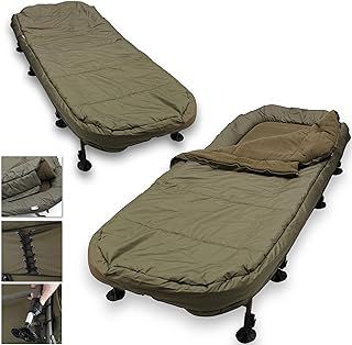 Lidsters Sleep System Deluxe 8 Leg Full Flat Fishing Bed chair Sleeping Bag LFS