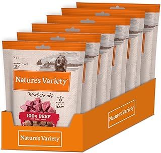 Nature's Variety Freezed Dried 100% Beef Chunks for Adult Dogs - Case 6 x 50 g