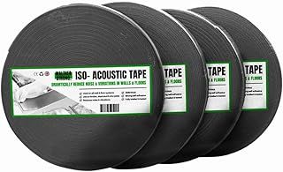 50MM X 25M Acoustic Joist Tape. Soundproofing Resilient Tape Noise Reduction for Homes, Apartments, Floors, Home Theatres. Noise Reduction Sound Damping Tape BS EN Standard
