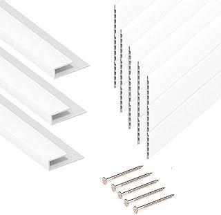 Ceiling Cladding Roof Kit - 5 x 5m x 300mm Hollow Soffit Boards, 3 x 5m Finishing Trim & 200 Cladding Pins