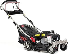 POWER PRODUCTS 1000S self-propelled lawn mower with Briggs & Stratton combustion engine of 125 cm3 capacity, 450E series, mowing width 42 cm 45-litre basket deck cleaning system