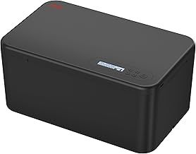 iDiskk Safe Timed Lock Box, Phone Lock Box with Timer Unplug from Phones, standard Self-Control Timer lock box for Addiction Management-Black