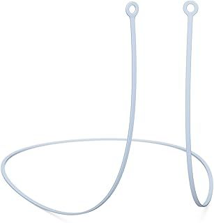 CURVD Earplug Lanyard, Soft Durable Flexible Premium Silicone Cord | Works with Most Earplugs with Removable Tips Compatible with CURVD Everyday, Loop Quiet/Engage/Experience, Vibes and More (Blue)