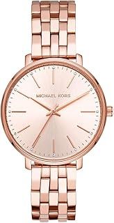 Michael Kors Women's Watch Pyper, 38 mm Case Size, Three Hand Movement, Stainless Steel Strap