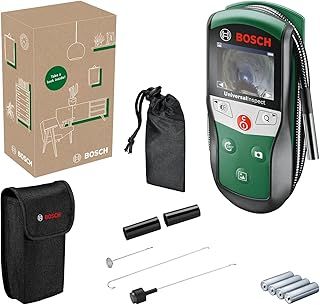 Bosch Inspection Camera UniversalInspect (Ø8mm Endoscope Camera for Ideal-Quality Color Images with Flexible 0.95m Length and Integrated Memory Function, in E-Commerce Cardboard Box)