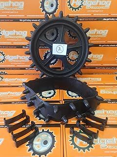 JL Golf Hedgehog Golf Winter Trolley Wheel Covers, Fits 11-12 Inch, Black