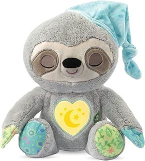VTech My Sleepy Sloth | Newborn Baby Cuddly Toy with Lights, Music, Songs & Melodies | Soothing Sleep Aid | Suitable for Ages 0 Months +, English Version