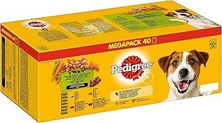 PEDIGREE - Adult Wet Dog Food Pouches - 40 x 100 g - Mixed Selection in Gravy - Dog Food Wet Bulk Pack