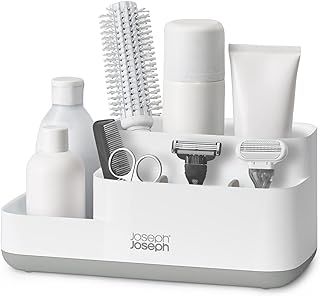 Joseph Joseph EasyStore - Bathroom Storage Caddy Organiser for bathroom accessories - Grey/White