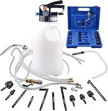 DAYUAN 10L Pneumatic Transmission Fluid Transfer Pump, Gearbox Oil Filling Pump ATF Filler System with 14pcs Filler Adapters