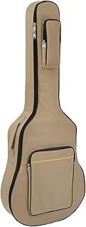 TRIXES Guitar Bag with Shoulder Straps - Waterproof Padded Case - Bass, Acoustic & Classical Guitar Gig Bag - Perfect for Travelling