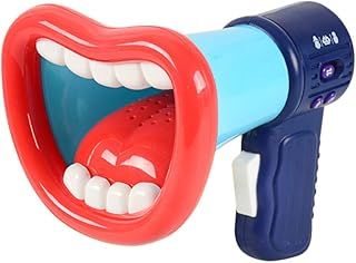 NUOBESTY Kids Voice Changer Toy Trumpet Recording Microphone Toys with Megaphone Recording Function for Toddlers Childrens Speaker Toys Without Battery Random Color